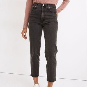Madewell The Perfect Vintage Straight Crop Jean in Lunar Wash